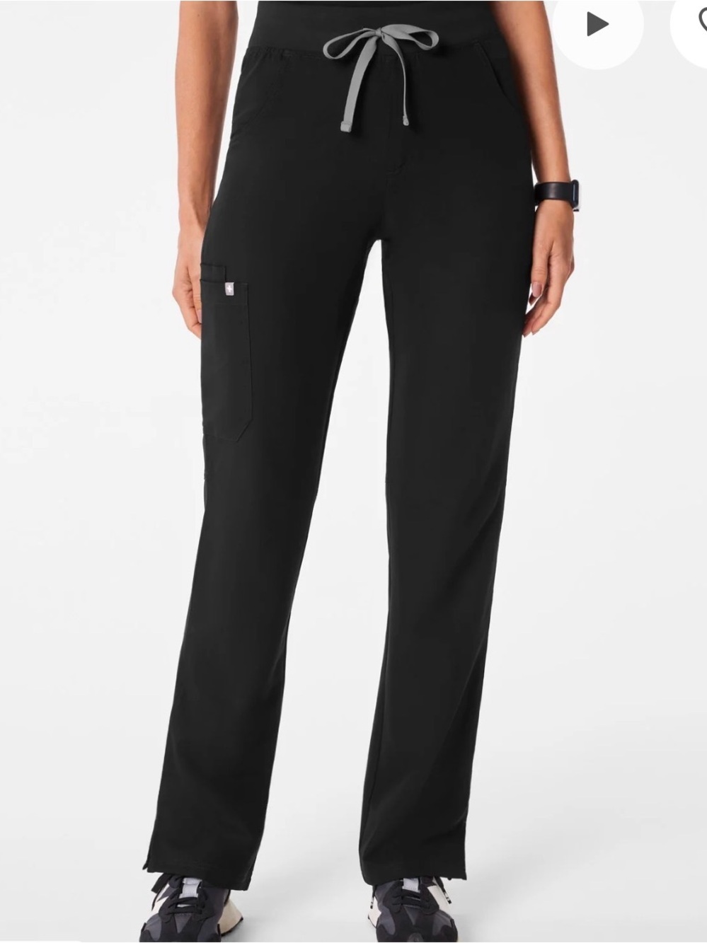 Figs Kade Cargo Scrub pants black size XXL